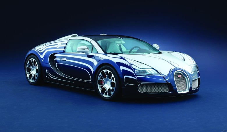 Bugatti veyron 16.4 grand sport l'or blanc