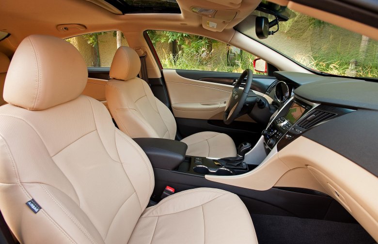 Хендай соната бежевый салон