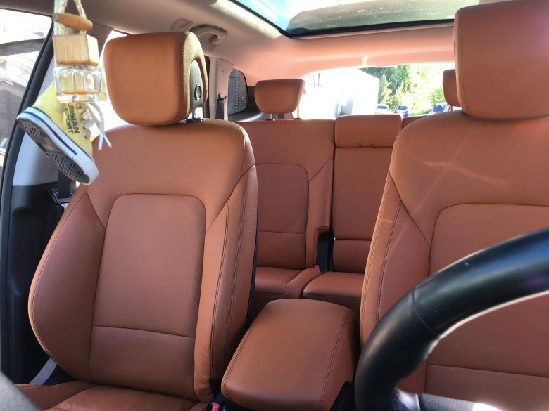 Hyundai santa fe перетяжка салона