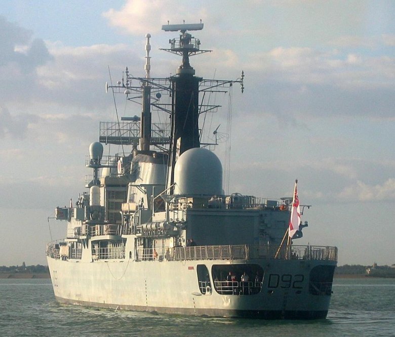 Британский противолодочный корабль hms portland