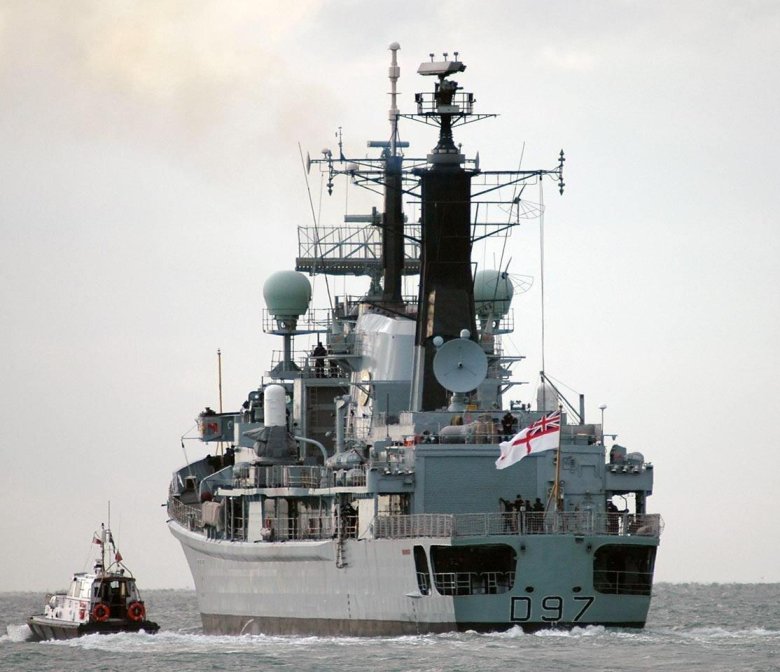 Британский противолодочный корабль hms portland