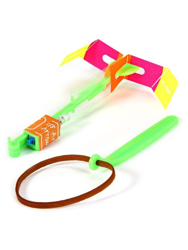 Рогатка вертолет светящийся/светящийся вертолетик