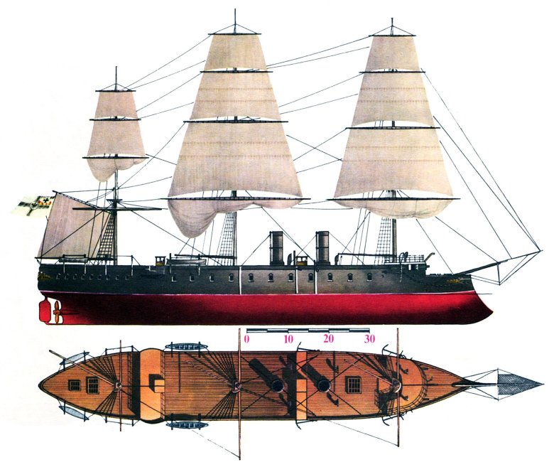 Броненосец уорриор англия 1861