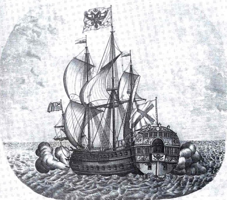 Линейный корабль полтава петр 1