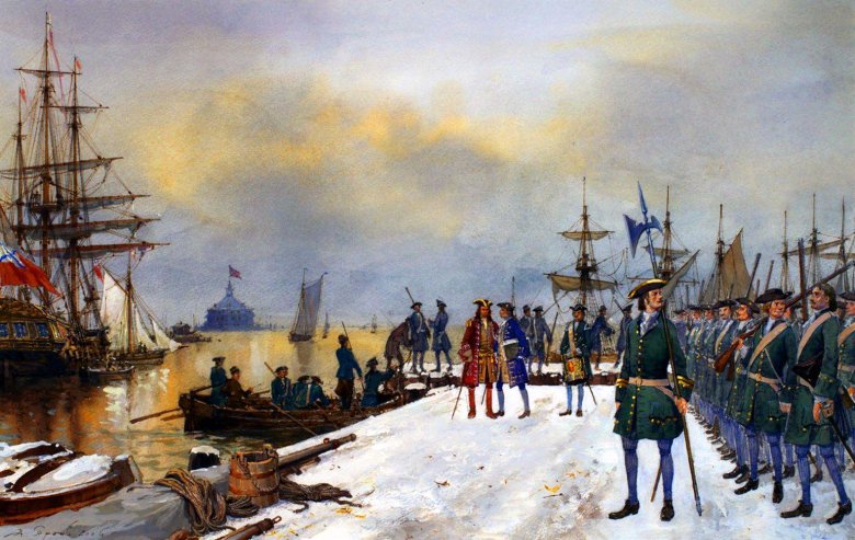 Балтийский флот петра 1