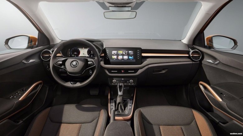 Skoda fabia 2021 салон