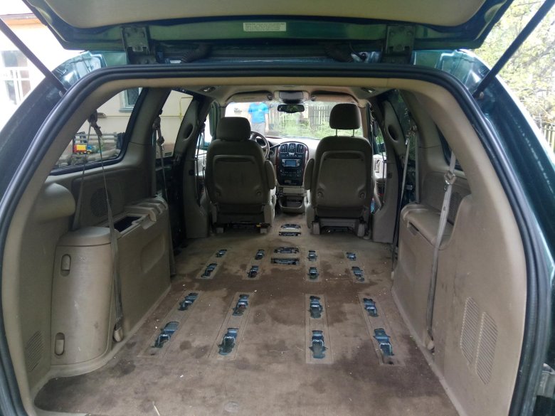 Chrysler grand voyager салон