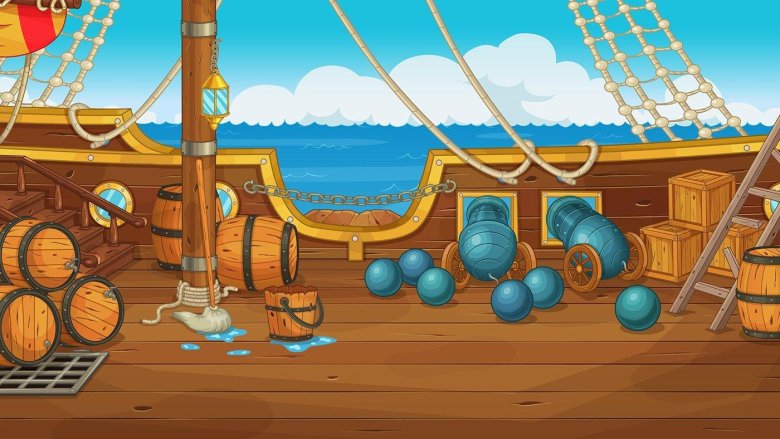 Палуба пиратского корабля