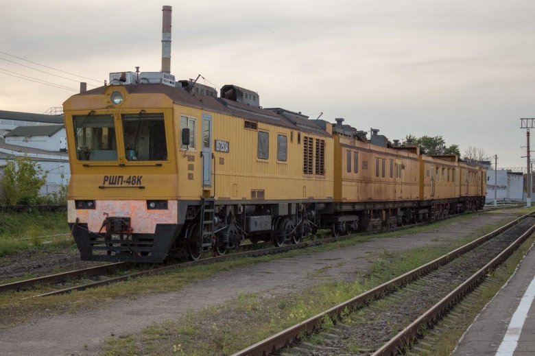 Рельсошлифовальный поезд ршп 48