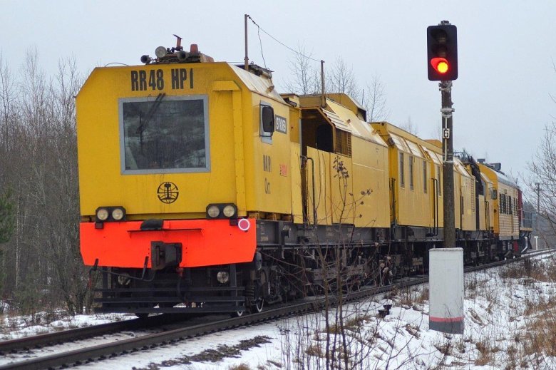 Рельсошлифовальный поезд ршп 48