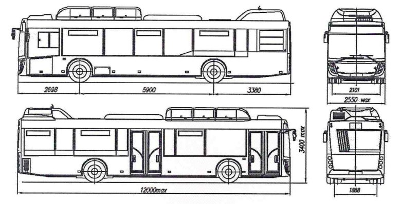 Лиаз 5292 чертеж