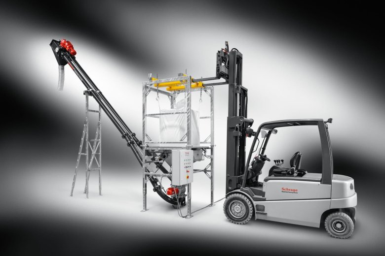 Растариватель биг-бэгов погрузчиком