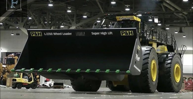 Самый большой погрузчик в мире letourneau l2350