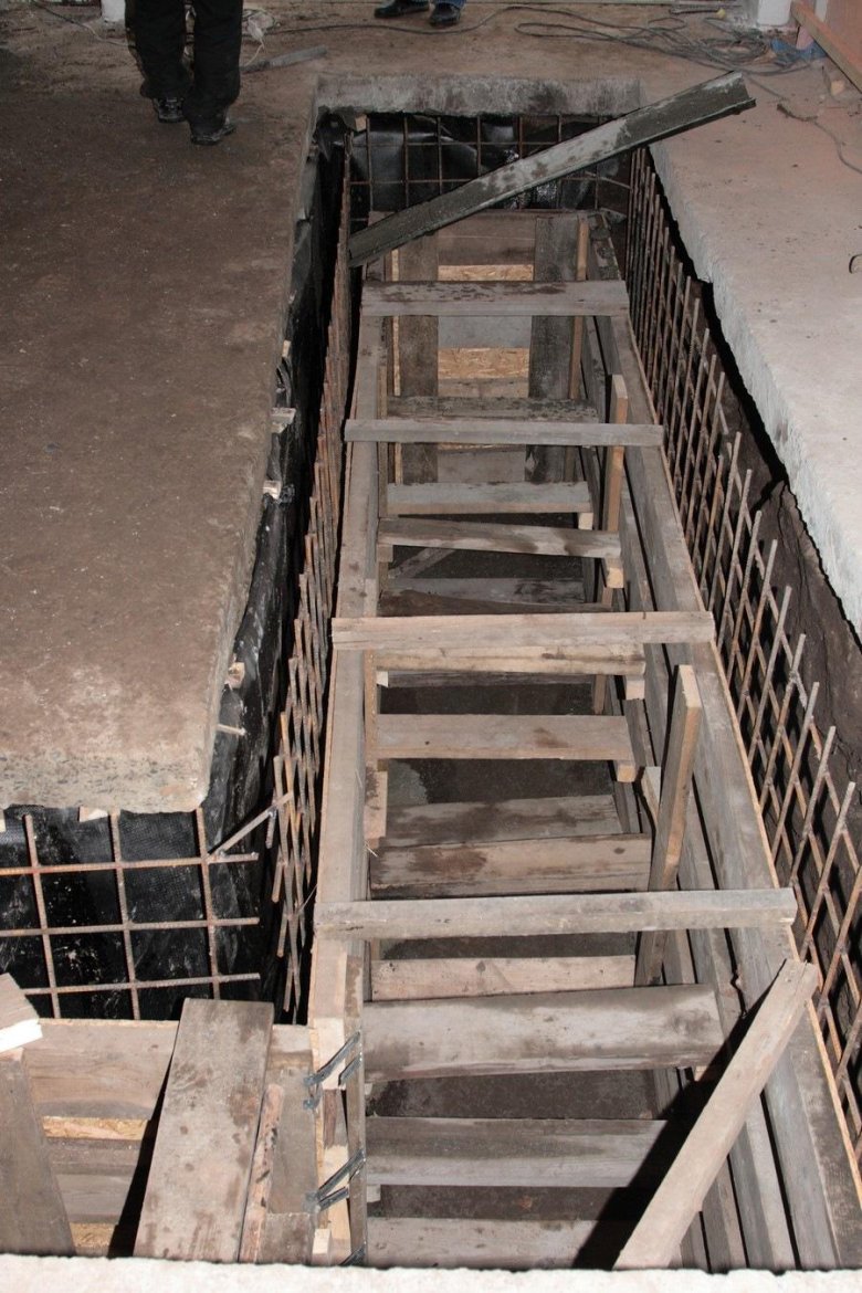 Опалубка для смотровой ямы