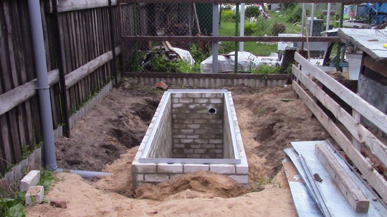 Смотровая яма на улице