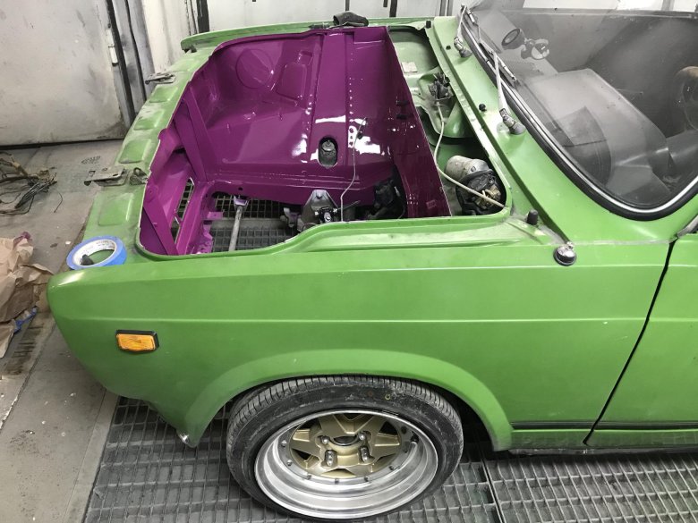 Шейвинг подкапотки ваз 2106