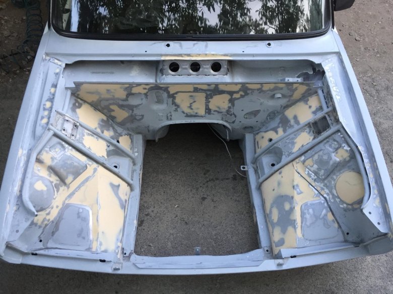 Шейвинг подкапотки ваз 2107