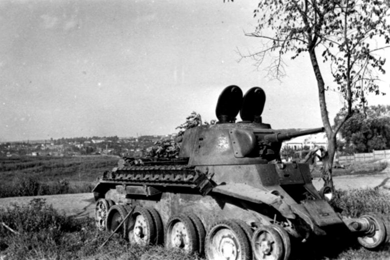 Подбитые танки т-34 лето 1941