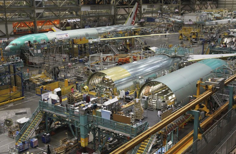 Авиационный завод боинг