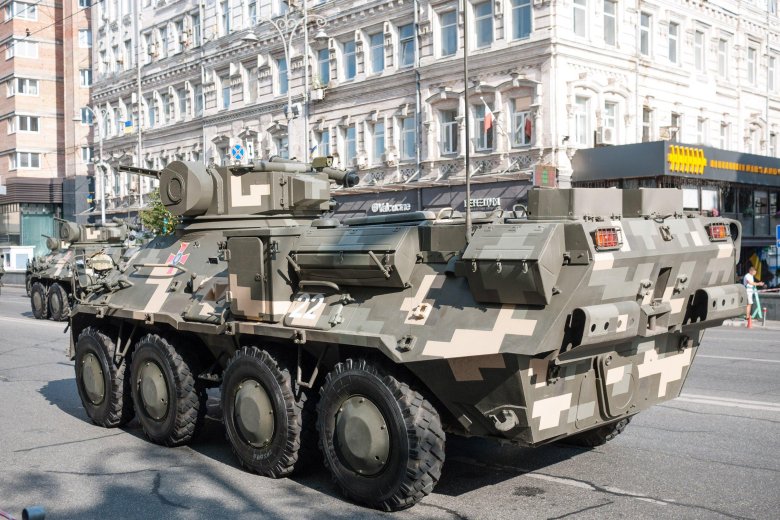 Украинский бтр