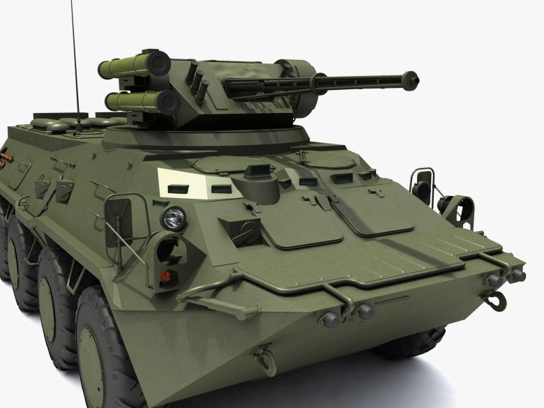 Бтр 80 3д модель