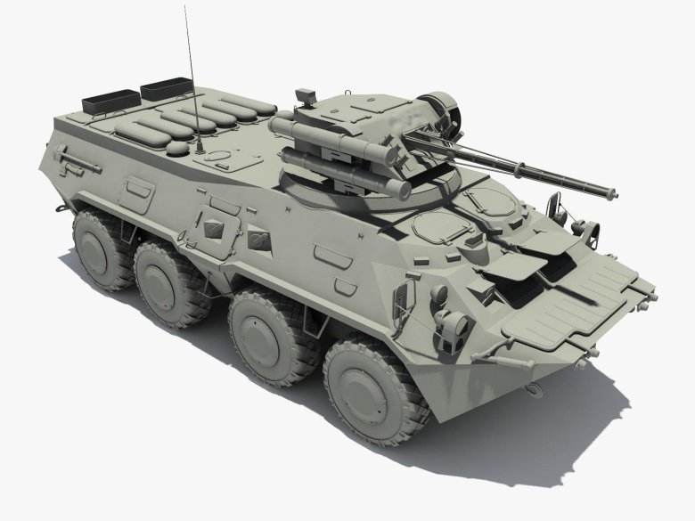 Бтр 80 3д модель