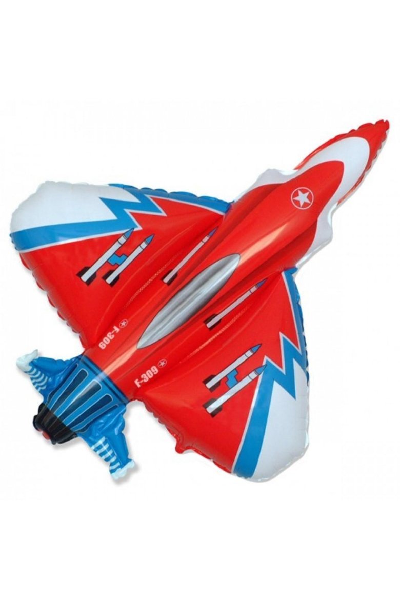 Фольгированная фигура истребитель