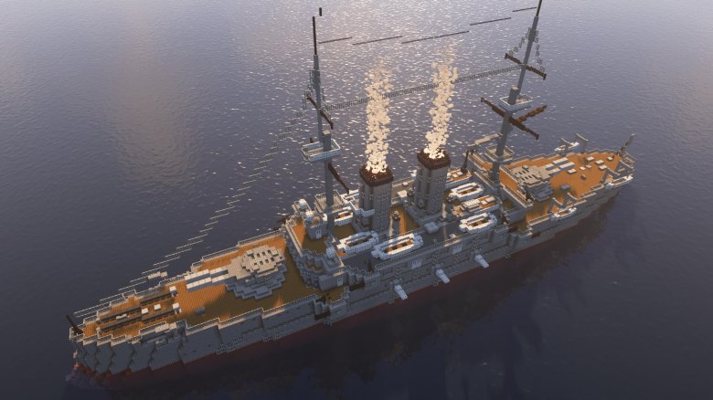 Бисмарк корабль майнкрафт