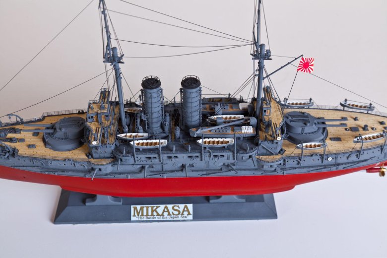 Броненосец микаса модель