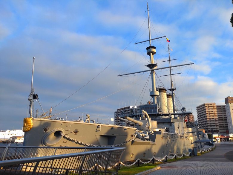 Японский корабль музей микаса