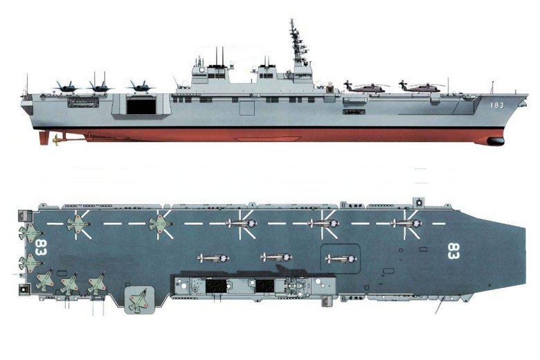 Эсминец вертолетоносец хьюга