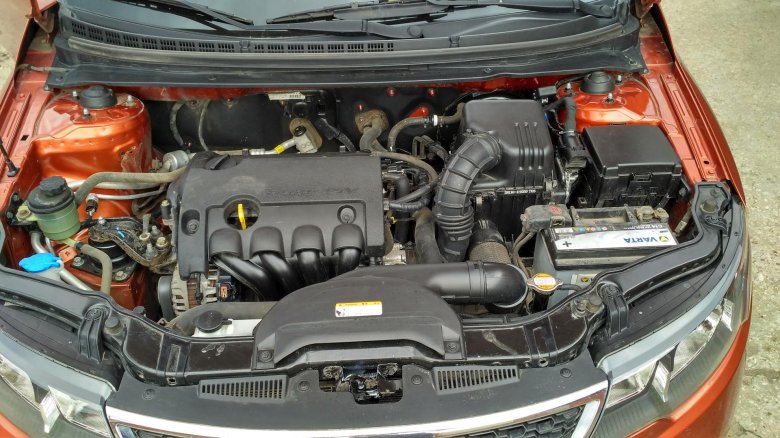 Подкапотное пространство киа церато 2