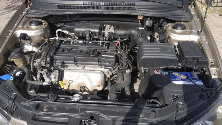 Hyundai accent 2008 двигатель
