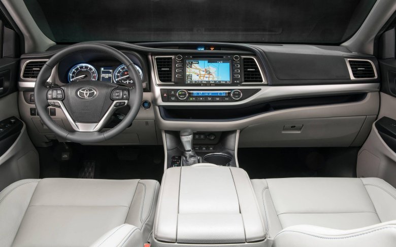 Toyota highlander 2016 салон