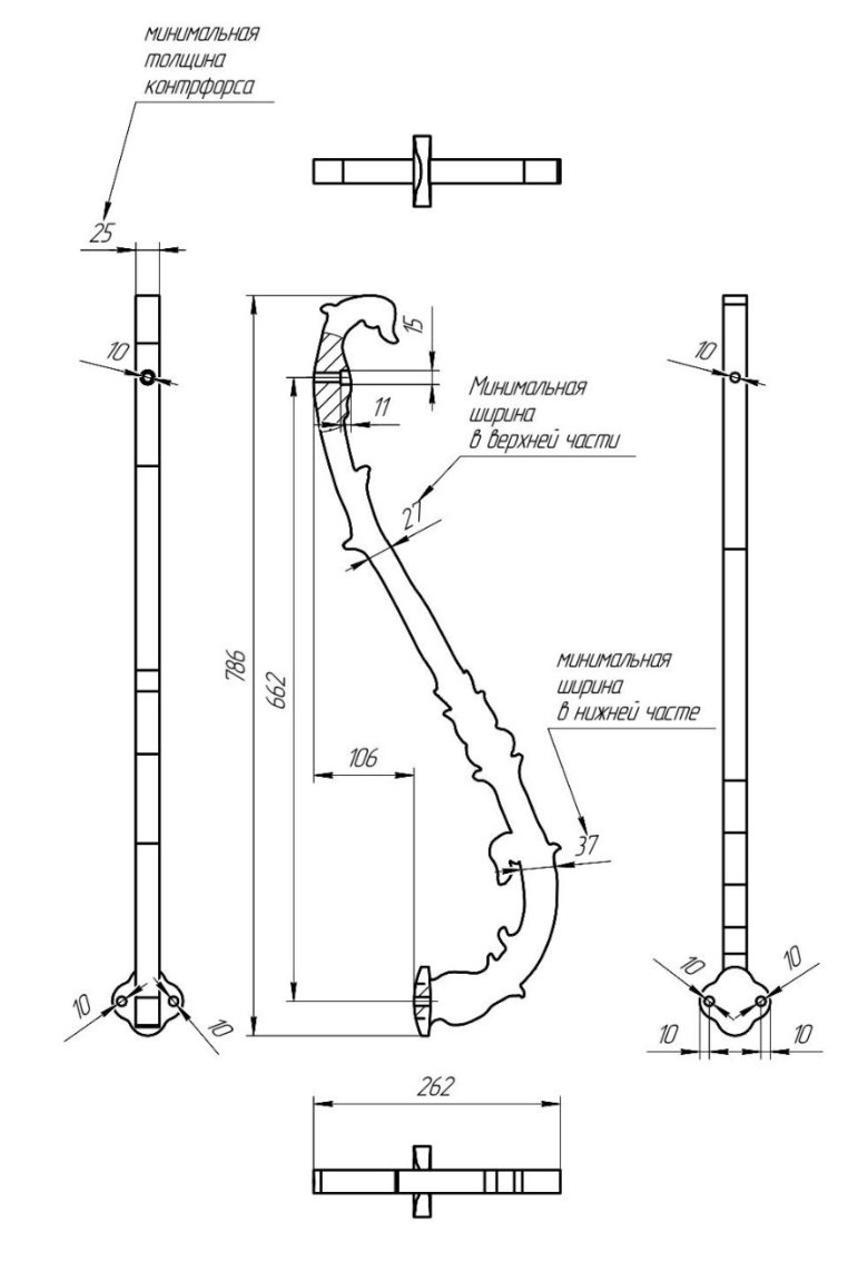 Кронштейн сборочный чертеж