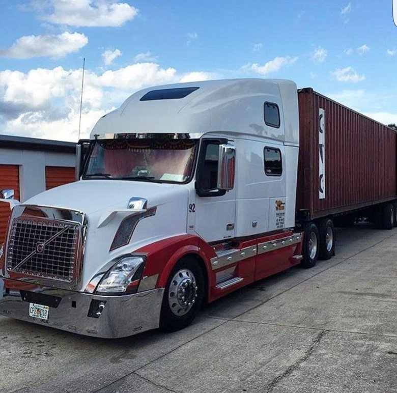 Американская вольво седельный тягач