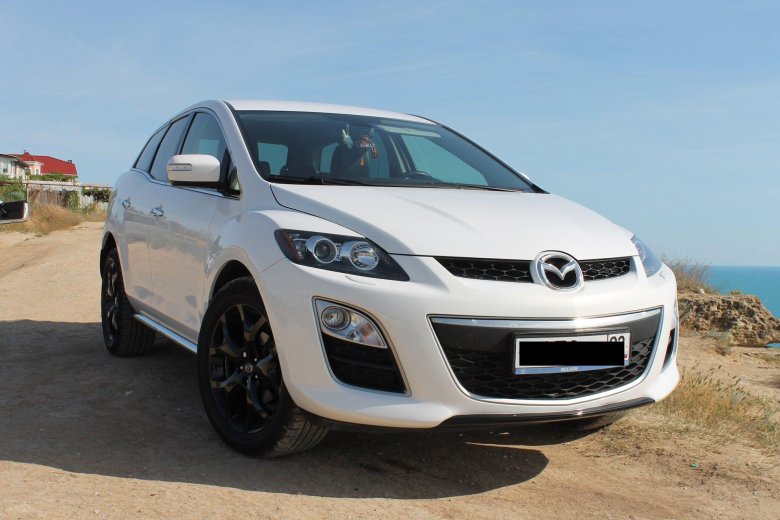 Mazda cx 7 белая