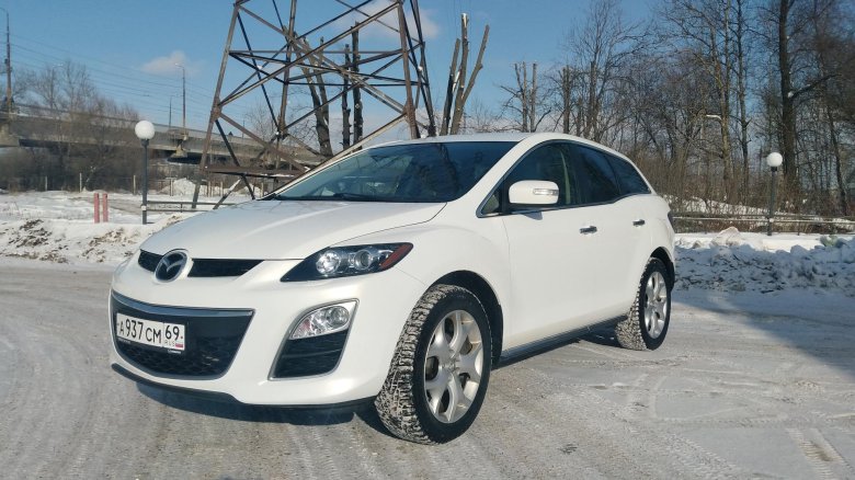 Mazda cx 7 белая