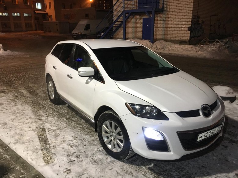 Mazda cx 7 белая