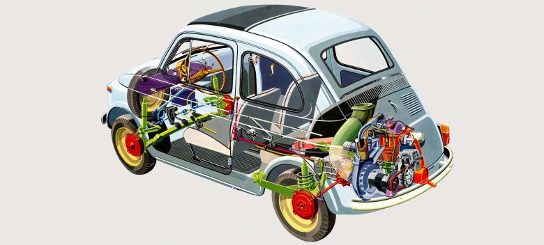 Fiat nuova 500 двигатель