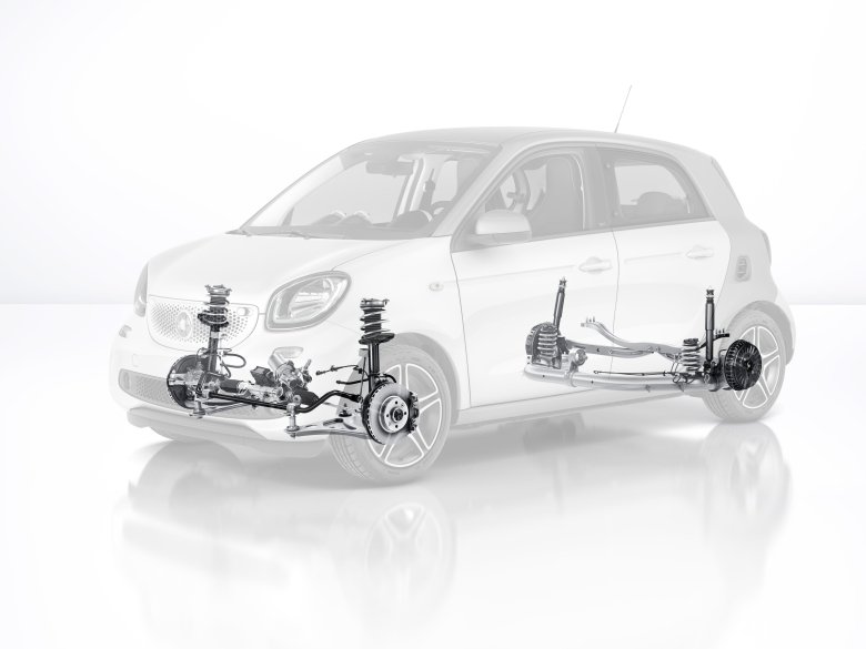 Smart fortwo задняя подвеска