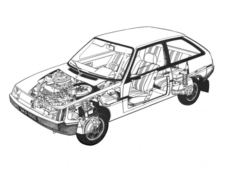 Заз 1102 таврия кузов