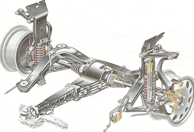 Многорычажная подвеска ауди а4