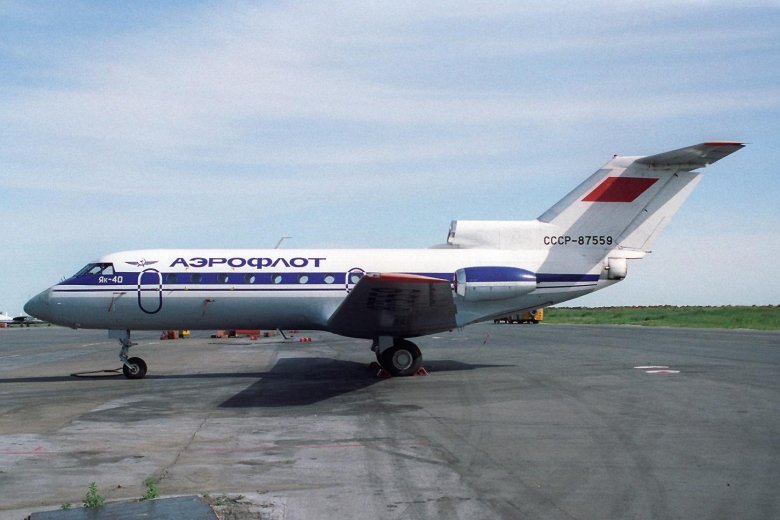 Як 40 аэрофлот ссср