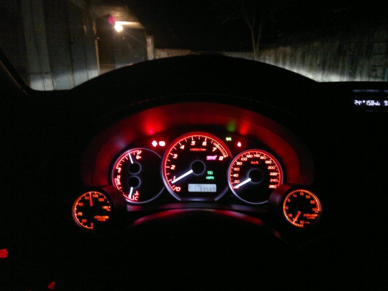 Subaru impreza приборная панель