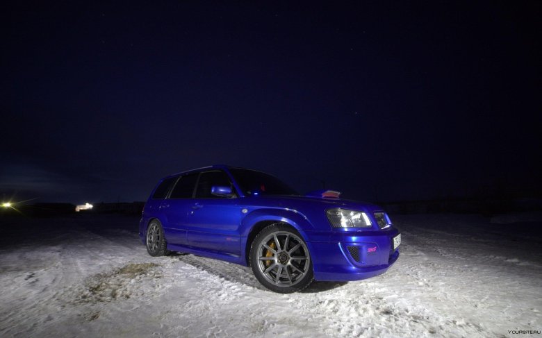 Субару форестер синий сг5