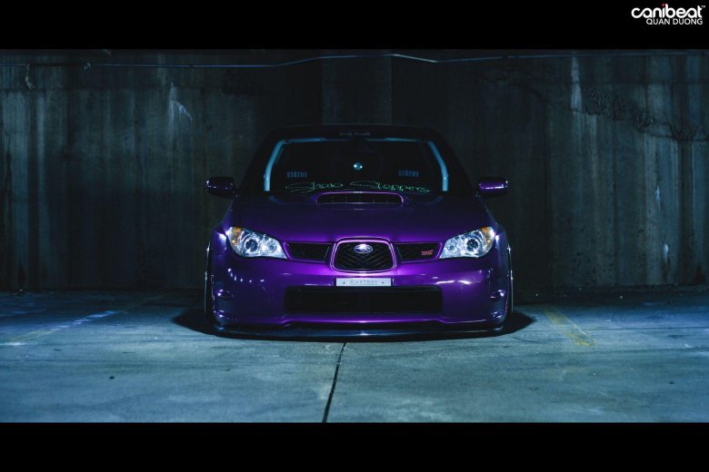 Subaru impreza wrx sti фиолетовая