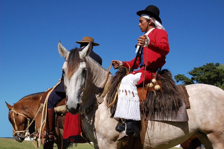 Ковбои гаучо в аргентине