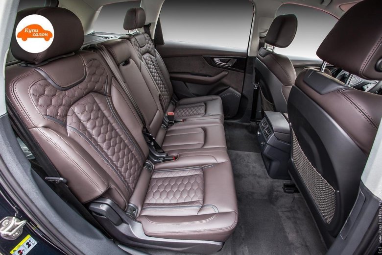 Ауди q7 коричневый салон