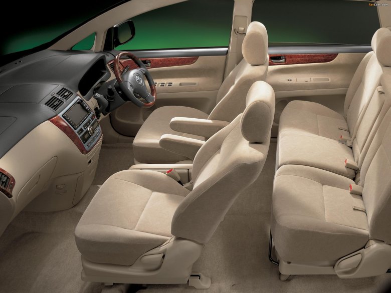 Toyota ipsum 2002 салон